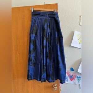 Black Crame Origami Culotte